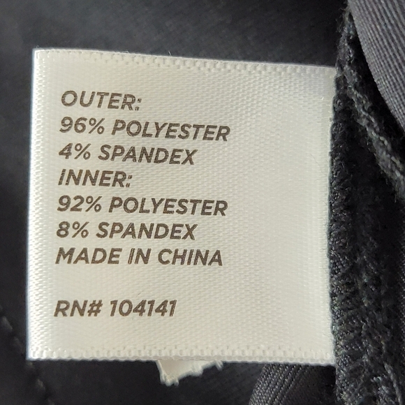 Lady Hagen Black And Gold Regal Binding Golf/Pickleball Skirt/Skort Sz 10 - Picture 15 of 16